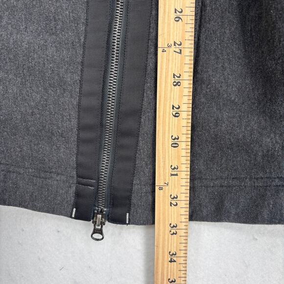 Lululemon Virasana Blanket Wrap Jacket Size 10 Heathered Charcoal Oversized Boxy - Picture 14 of 14